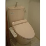最新のトイレで節水、お手入れしやすいフチなし形状