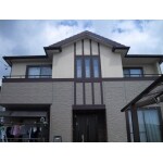 モール取り換えと外壁塗装工事