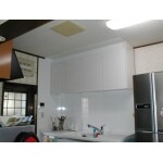 【袋井市】システムキッチン背面のシンク付き作業台を取り替え