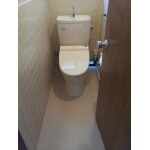 古くなったトイレを交換しました