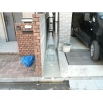 車庫脇のスペース