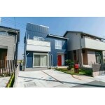 用途と素材のコントラストでメリハリのあるオープン外構