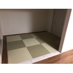 カラー畳採用でモダンな和室に。
