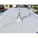 屋上　ウレタン外断熱工法仕上げ