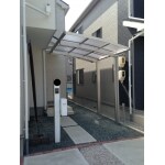 豊橋市　雨から自転車を守る！サイクルポート工事