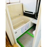 浴室最大まで広げた浴槽