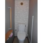 シックな雰囲気のトイレに大変身