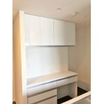 キッチンの収納棚を新設