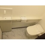 カウンター付きで便利に！トイレリフォーム