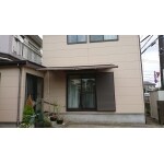 日差しと雨除けを兼ねたオーニングの取付