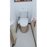 トイレ交換・クッションフロア張替：LIXILアメージュZ便器