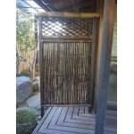 美しい日本庭園の竹垣修繕