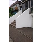 擁壁の塗装工事
