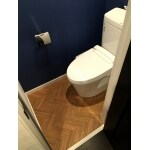 お掃除のしやすいフチレストイレです。
