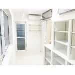 作業性と収納力抜群のサンルーム