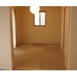 2色の畳を使い分けた素敵な和室