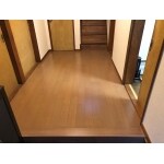 床補修、ビニールクロス貼り替え工事