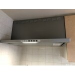 お掃除楽々！スリム型レンジフードへ