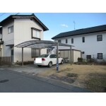 乗り降りで雨に濡れない！大きなカーポートを新設