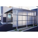 カーポートとサイドパネルで除雪の負担を軽減！