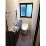 節水型タンクレストイレへリニューアル
