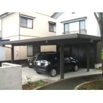 2台用アルミカーポート新設