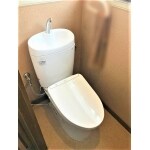お掃除簡単なトイレへ