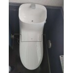 お手入れしやすいおトイレに変わりました