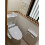 和式から洋式になりくつろげるトイレ空間になりました。