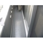 ベランダトップコート塗布工事