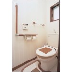 Ⅼ型手摺を取付けて安全になったトイレ