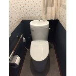 クラシックな雰囲気のトイレ