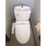 タンクを手洗い付きの物にしました