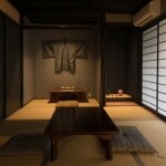 京町屋からある作家の人生をめぐる旅を意識したリノベーション
