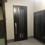ご夫婦専用の玄関ドア