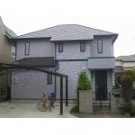 二色に塗り分けした外壁塗装