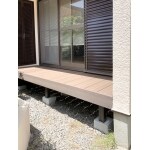耐久性抜群のウッドデッキです