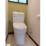 40年ご使用・床段差のあったトイレを床段差解消し節水トイレに。