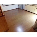 メンテナンスしやすい上張りで新しい床に
