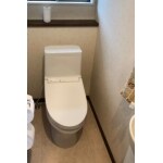 ウォシュレット一体形にトイレリフォーム