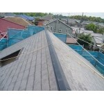 屋根の棟板金交換工事