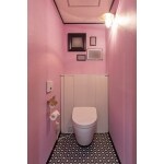 トイレは、掃除がラクチンなフロートタイプを採用