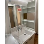 【建替】洗面化粧台リフォーム工事