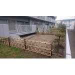 マンション共用部の垣根の補修