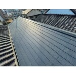 尼崎市　瓦からコロニアルクァッドへ葺き替え工事