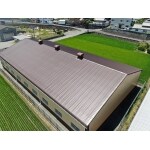 兵庫県三木市　ポトムフラット650型厚み0.5へ重ね葺き工事
