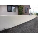 コンクリート塀（擁壁）塗装工事
