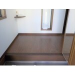 リフォーム床タイル貼り工事