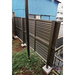 目隠しフェンスでプライバシーと通気性を確保