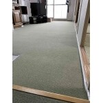 内装工事　カーペットの貼り換え